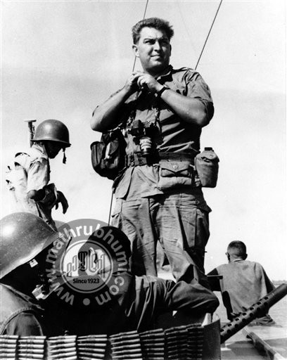 Associated Press photographer Horst Faas is shown in this undated file photo in Ca Mau, Vietnam

