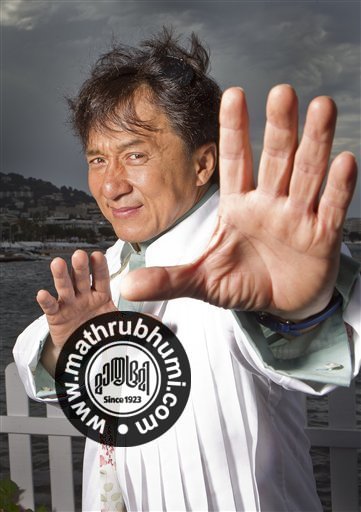 <br/>
Actor Jackie Chan poses for portraits at the American Pavilion during the 65th international film festival, in Cannes<br/>
 
