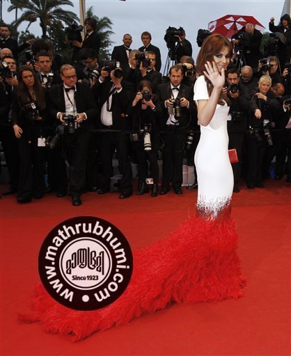 Actress Jessica Chastain arrives for the screening of Lawless at the 65th international film festival, in Cannes, southern France, Saturday<br/>
 
