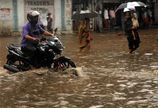 Torrential rain and floods washed away buildings and roads in Uttarakhand
